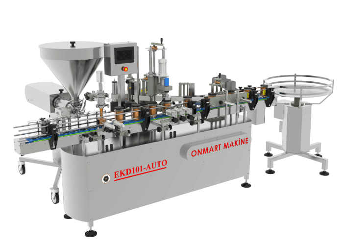 EKD-101 (100ML – 1000ML Automatic Filling, Capping and Labeling Machine)